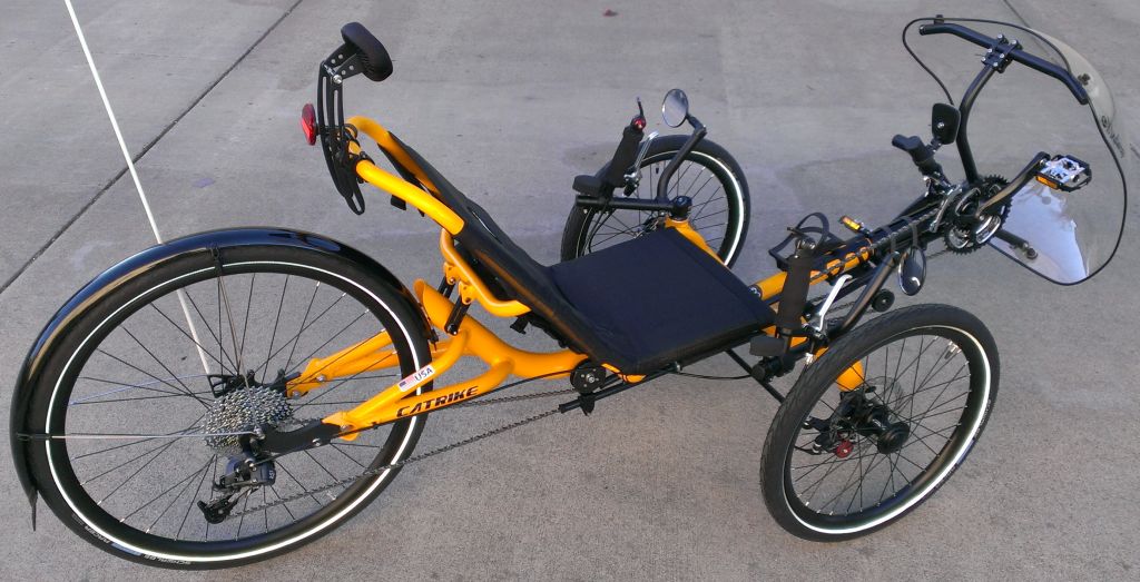 Catrike Villager/EXP recumbent trike 
