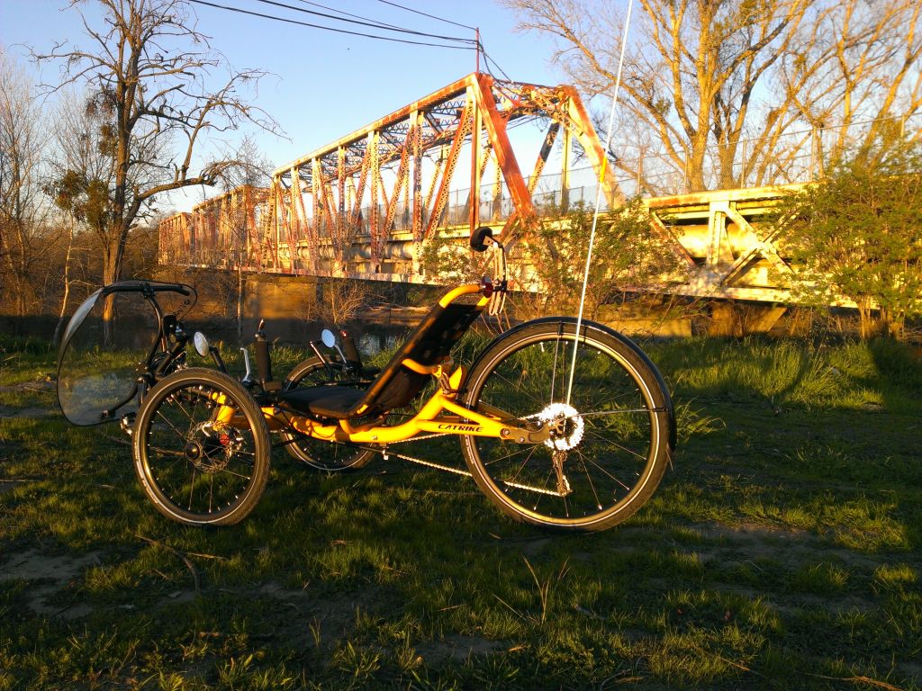 Catrike Villager/EXP recumbent trike 