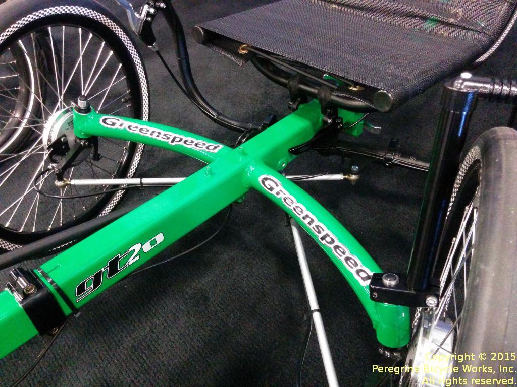 New GT20 folding recumbent trike with 